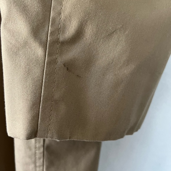 Men’s Misty Harbor Size 44 Long Beige Faux Fur Lined Rain Coat. - Picture 16 of 16